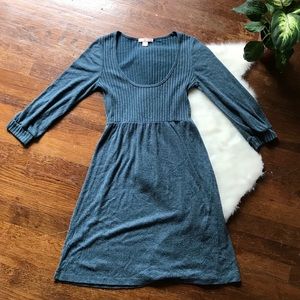 🚫Sold. [Lux] Teal Plush Sweater Dress, XS